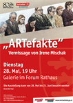 Vernissage der Ausstellung "ARTefakte" von Irene Mischak